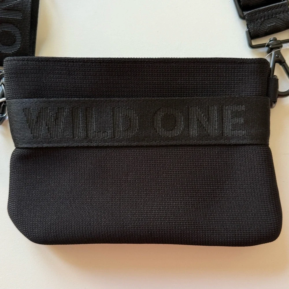 Wild One Treat Pouch - Recycled Knit - Black
